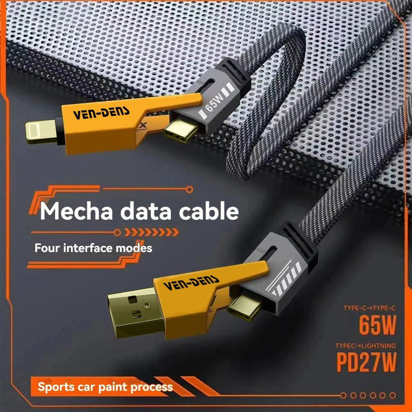 4-in-1 Car Charging Cable