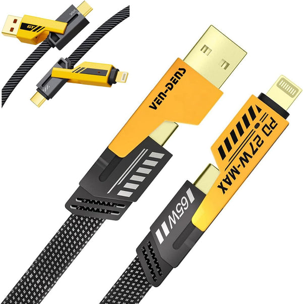 4-in-1 Car Charging Cable