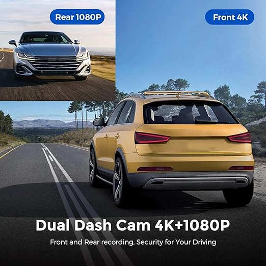 4K Ultra HD Smart Car Dash Camera