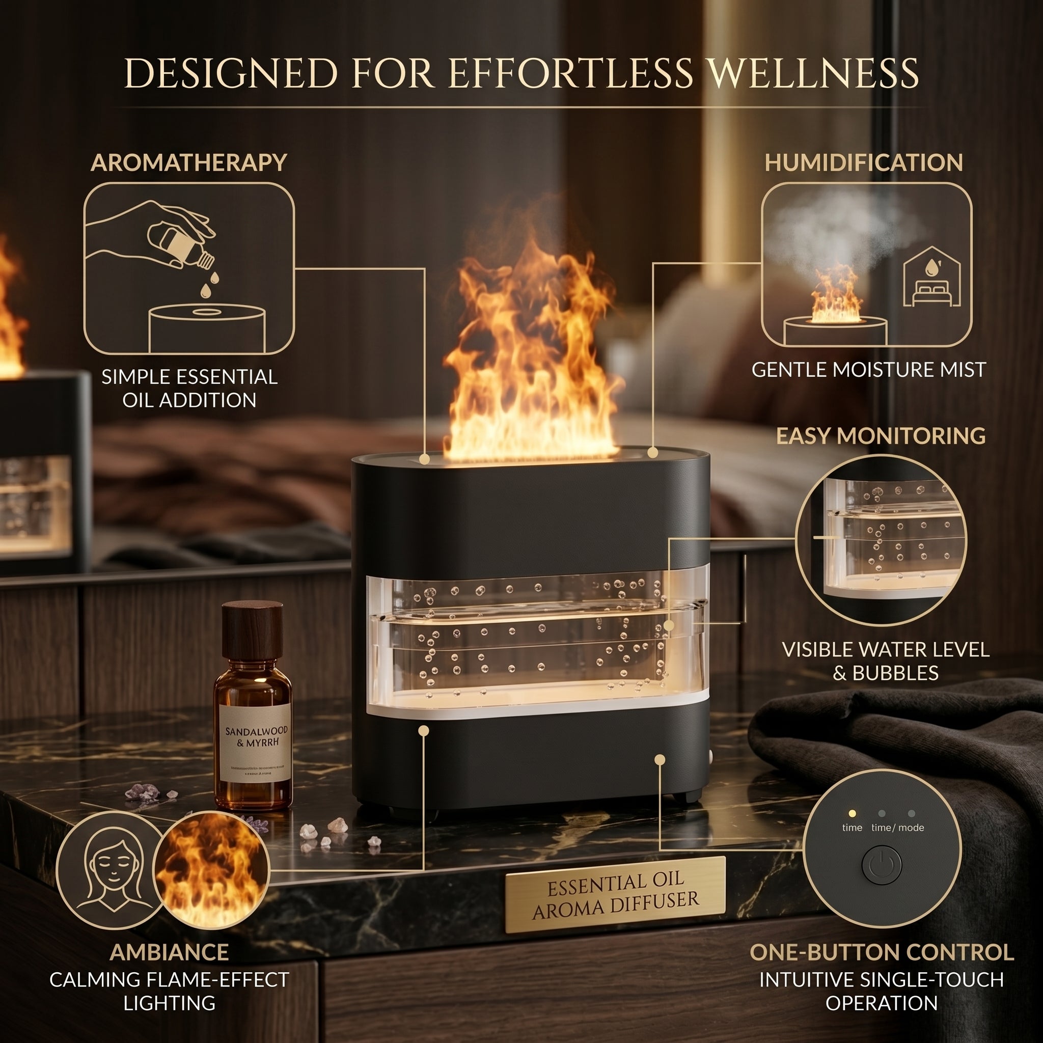 Essential Oil Aroma Diffuser