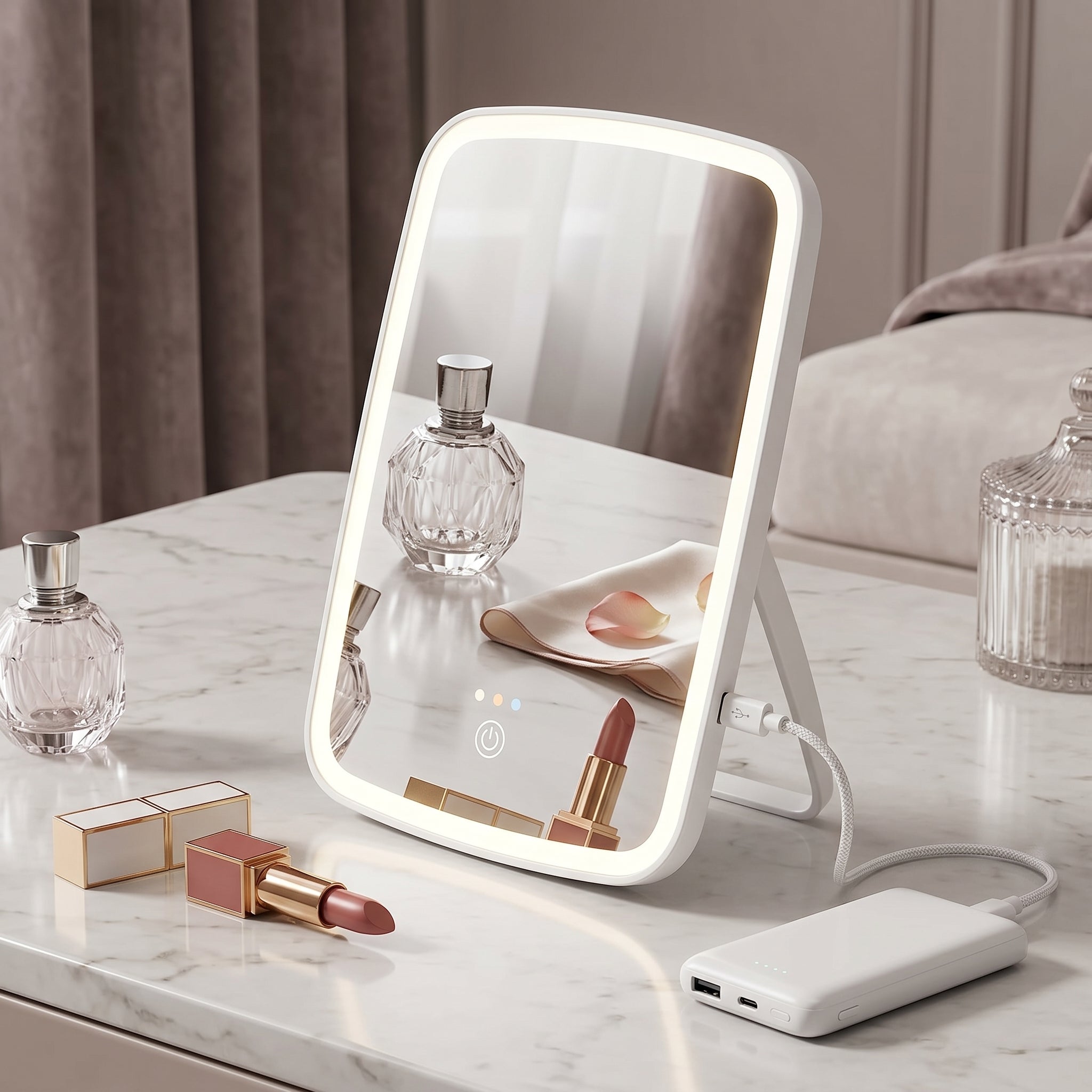 Touch Screen Makeup Mirror