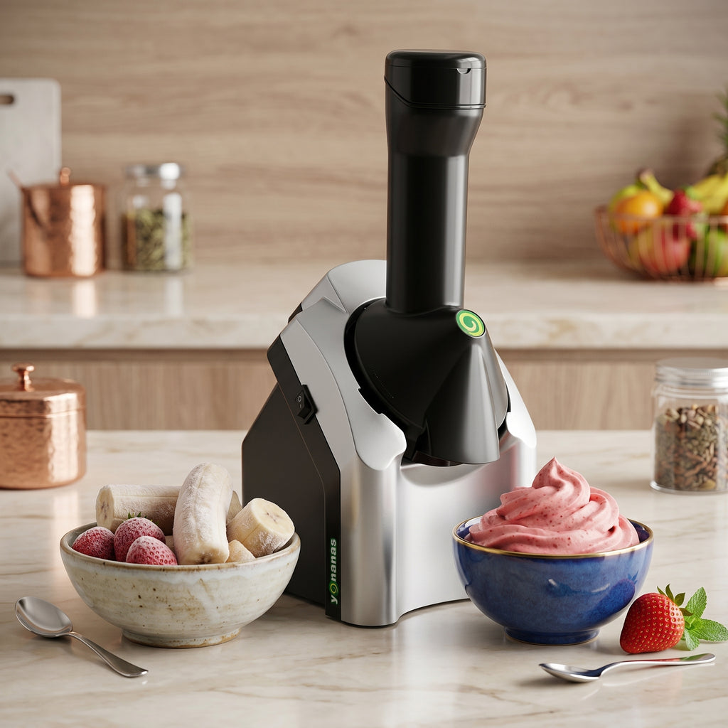 Dessert Frozen Black and Gray Ice Cream Treat Maker
