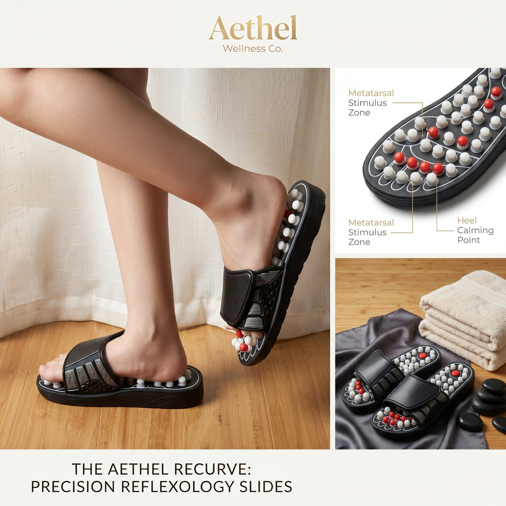 Message Slippers, Rotating Acupressure Foot Massager