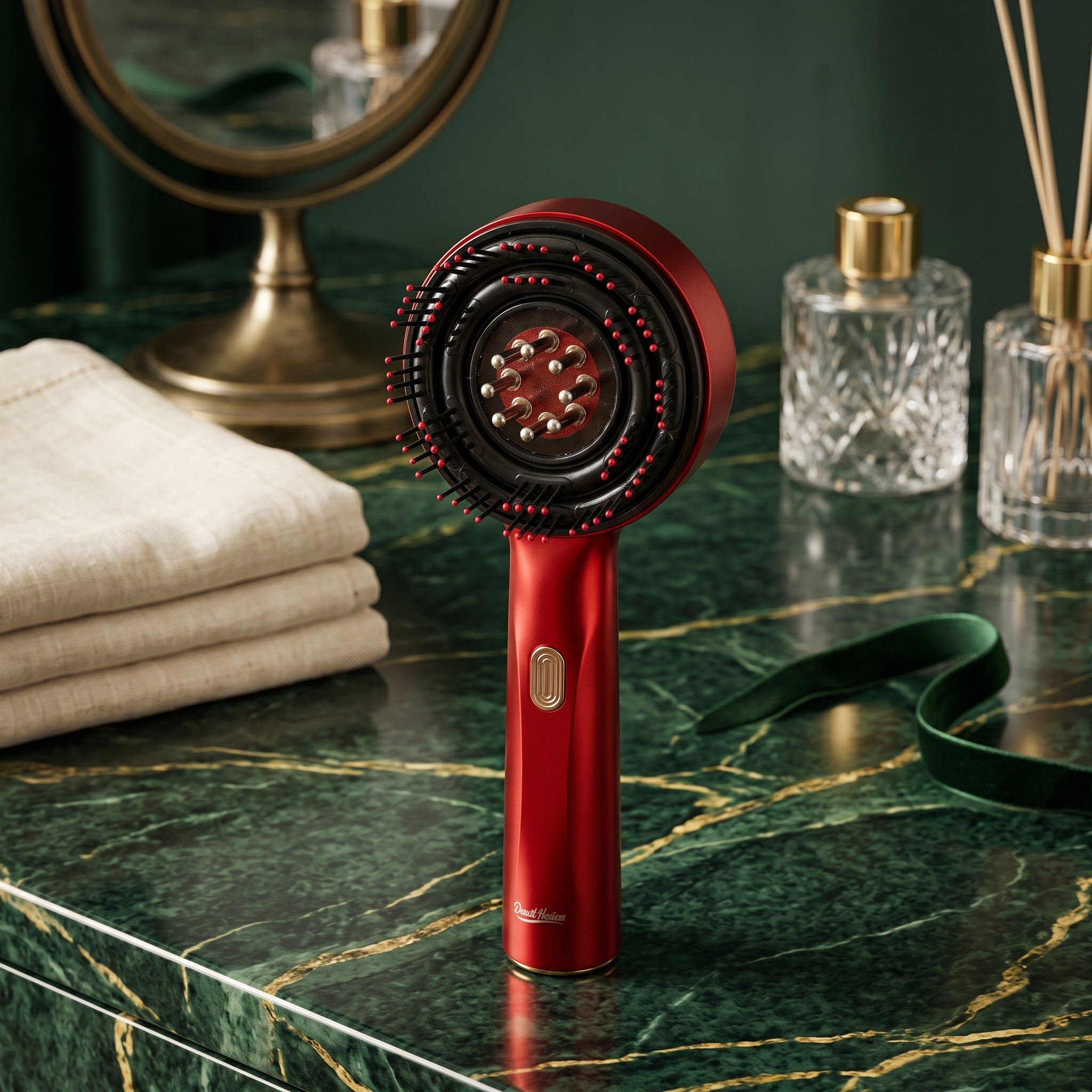 Scalp Massage Brush with Oil Applicator