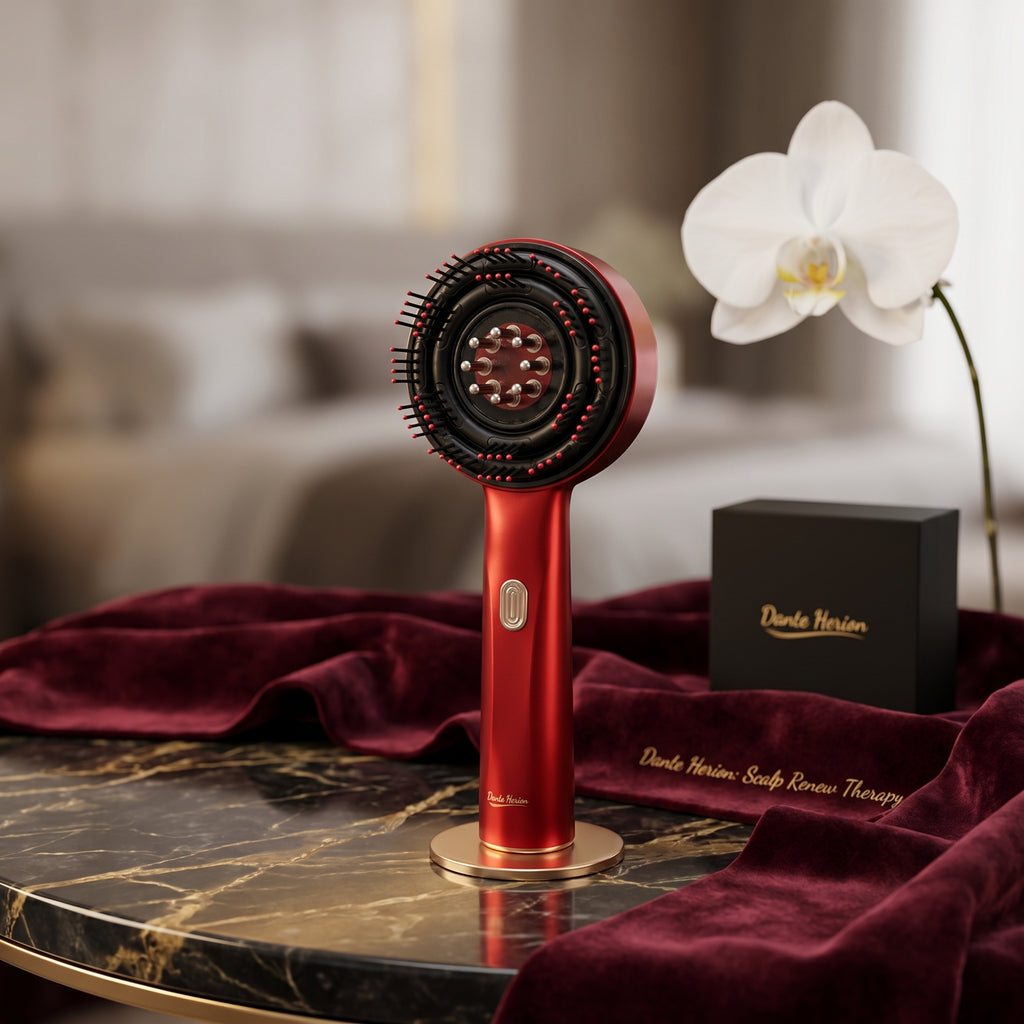Scalp Massage Brush with Oil Applicator
