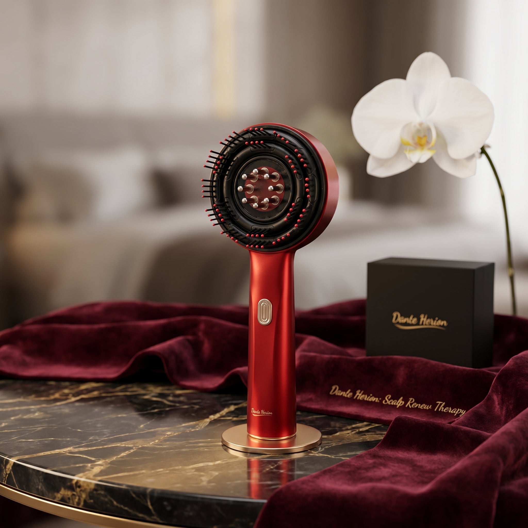 Scalp Massage Brush with Oil Applicator