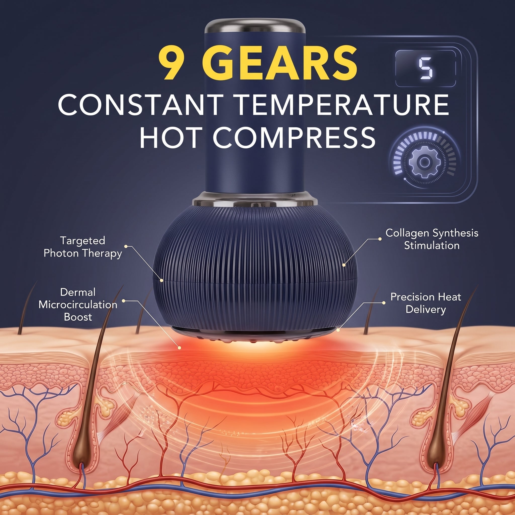 Smart Electric Vacuum Suction Scraping Therapy Massager